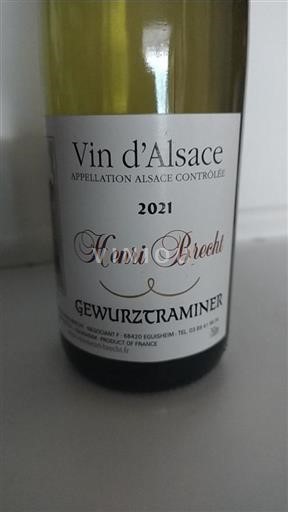 Alsace Château Henri Brecht Gewurztraminer 2021
