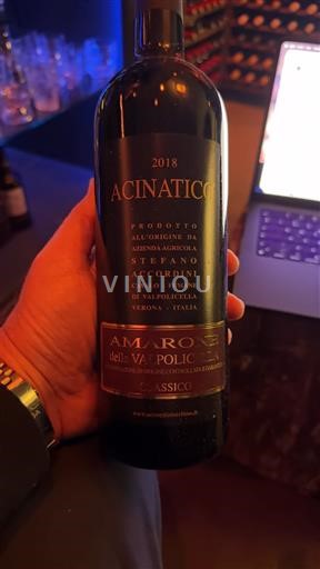 Vénétie Không được chỉ định Stefano Accordini Acinatico 2018