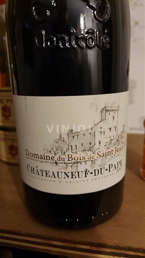Vale do Ródano Châteauneuf-du-Pape Domaine Bois de Saint-Jean 2012