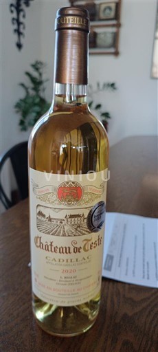 Bordeaux Cadillac Château Taste 2010