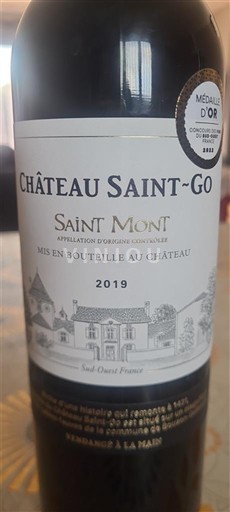 Zuidwest-Frankrijk Saint-Mont Château Saint Go 2019