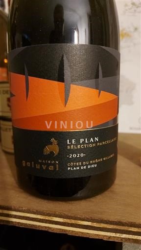 Rhône-dalen Côtes-du-Rhône-Villages Maison Galuval Le Plan 2020