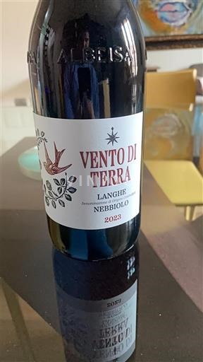 Vin Rouge sec Vento di Terra 2023 Italie Piémont DOC