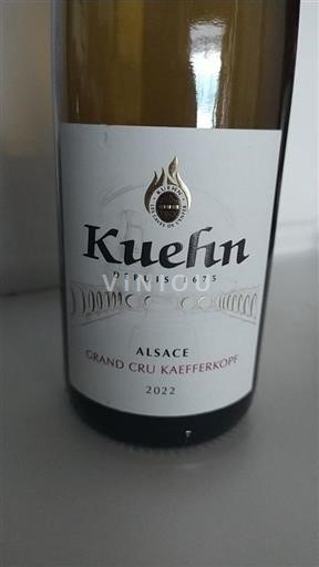 Alsace Unspecified Grand Cru Domaine Kuehn kaefferkopf 2022