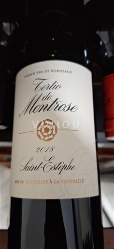 Bordéus Saint-Estèphe Château Montrose Tertio de Montrose 2018