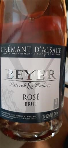 Alsazia Crémant d'Alsazia Beyer Patrick & Mathieu Senza annata