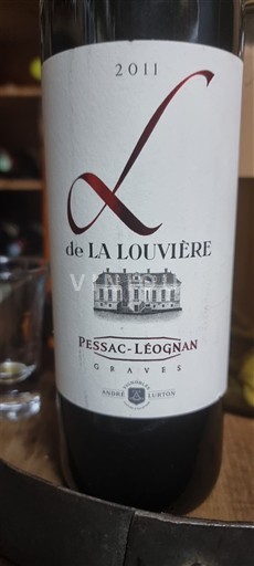 Bordeaux Pessac-Léognan Château La Louvière L de La Louvière 2013