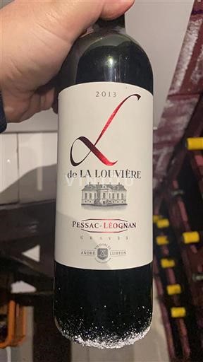 Bordeaux Pessac-Léognan Château La Louvière L de La Louvière 2013