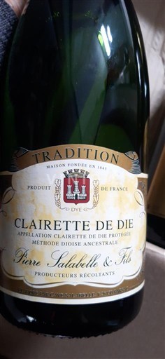 Thung lũng Rhône Clairette-de-die Pierre Salabelle & Fils Tradition Không niên vụ