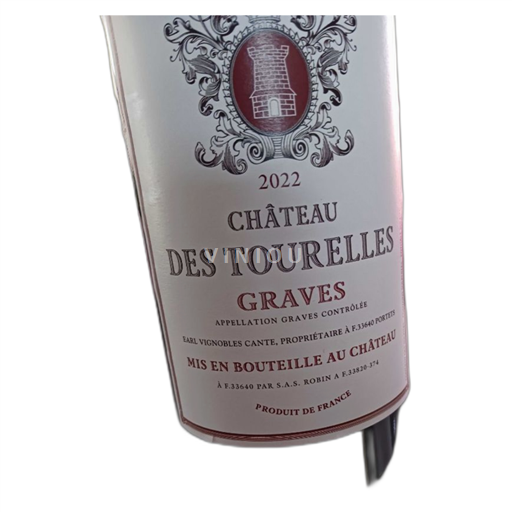 Bordeaux Graves Château des Tourelles 2022