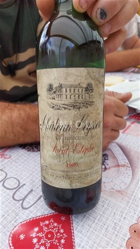 Bordeaux Saint-Estèphe Château Leyssac Grand Estephe 1989