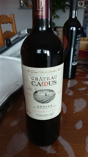 Bordeaux Graves Château Camus 2009