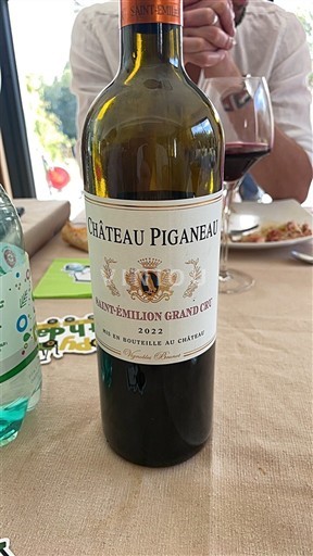Bordeaux Saint-Émilion Grand Cru Grand Cru Château Piganeau 2022