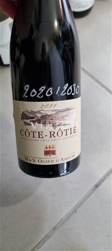 Thung lũng Rhône Côte-rôtie M&S Ogier Ampuis 2011