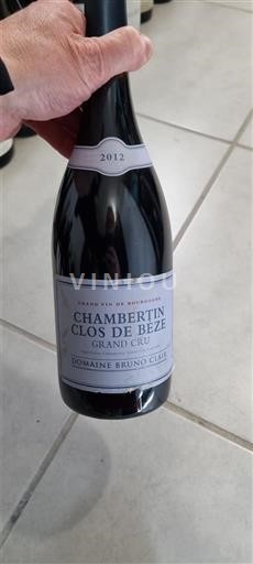 Burgundija Chambertin-clos-de-bèze Grand Cru Domaine Bruno Clair 2012