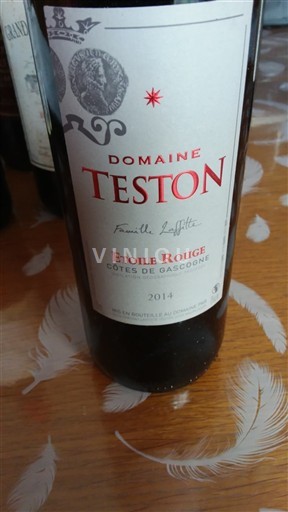 Sudoeste Côtes de Gascogne Domaine Teston Étoile Rouge 2014