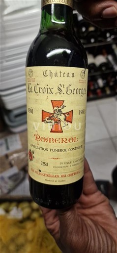 Bordeaux Pomerol Château La Croix Saint-Georges 1981
