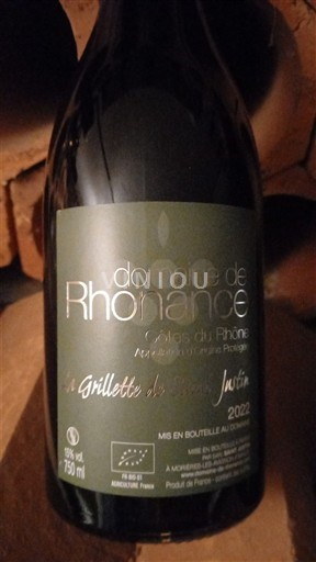 Thung lũng Rhône Côtes-du-rhône Domaine Rhonance La Grillette de Saint Justin 2022