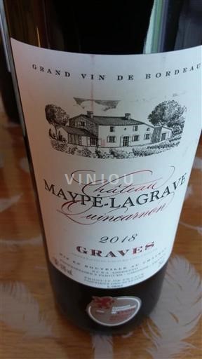Bordeaux Graves Château Mayné-Lagrave QUINCARNON 2018
