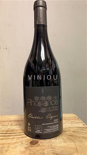 Vallée du Rhône Côtes-du-rhône Domaine Rhonance Vieilles Vignes 2020
