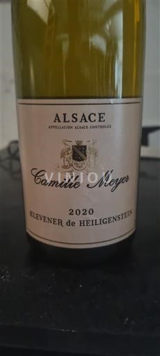 Alsace Camille Meyer Klevener de Heiligenstein 2020