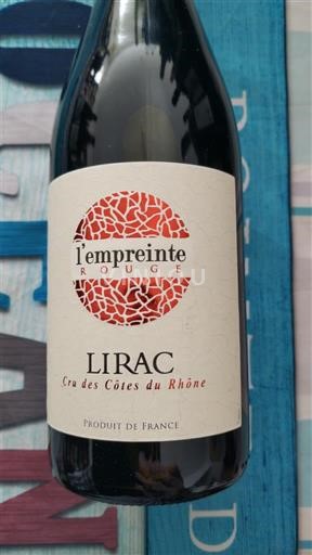 Vallée du Rhône Lirac L'empreinte rouge 2021