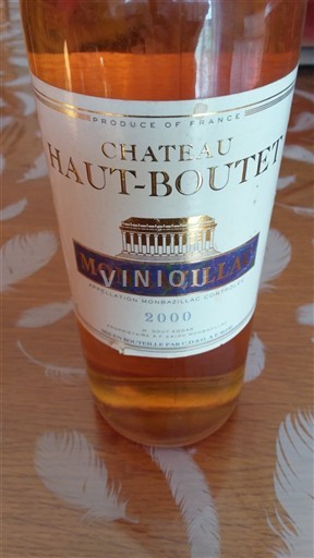 Jihozápad Monbazillac Château Haut-Boutet 2000