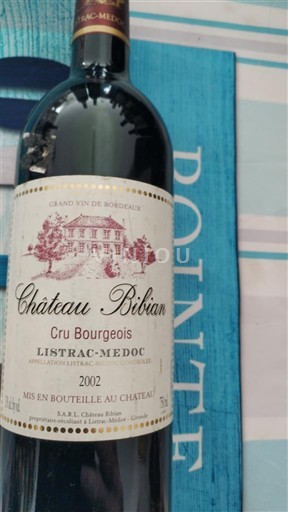 Bordeaux Listrac-Médoc Château Bibian 2002