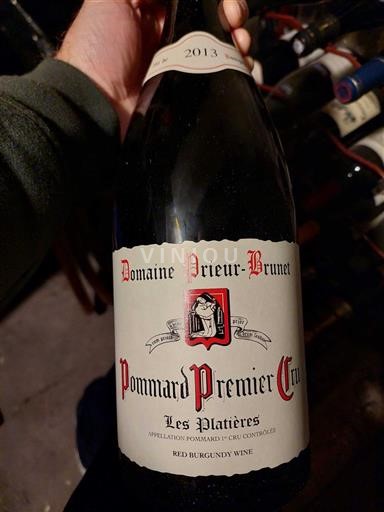 Borgoña Pommard Premier Cru Domaine Prieur-Brunet Les Platières 2013