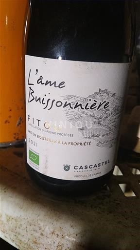 Languedoc Fitou Cascatel L'âme Buissonnière 2021
