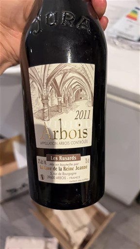 Jura Arbois La Cave de la Reine Jeanne Les Rusards 2011