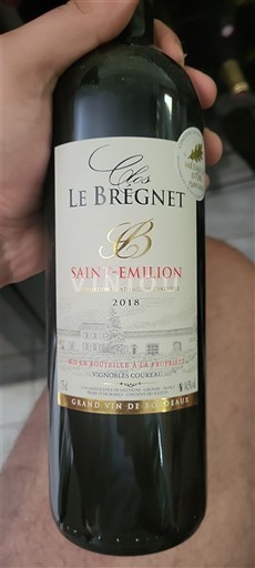 Bordeaux Saint-Émilion Clos Le Brégnet 2018