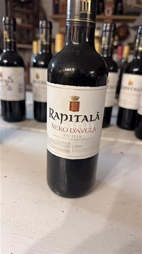 Sicilia Sicily Rapitalà Nero d'Avola 2019