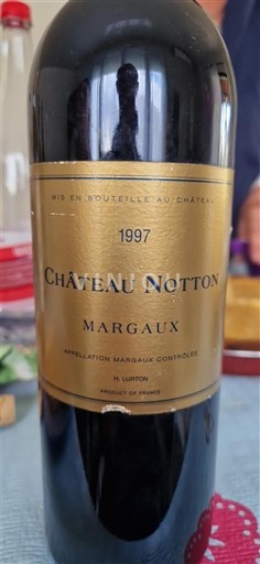 Bordeaux Margaux Château Notton 1997