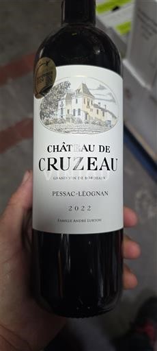 Bordeaux Pessac-Léognan Château Cruzeau 2022