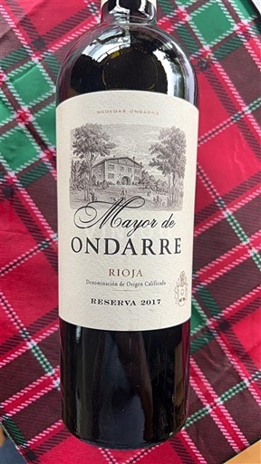 La Rioja Rioja Bodegas Ondarre Mayor de Ondarre Reserva 2017