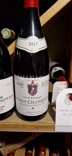 Bourgondië Gevrey-Chambertin Albert Lucas 2017