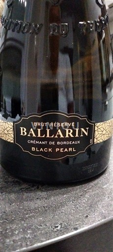 Bordeaux Bordeauxin crémant Ballarin Black Pearl 2024