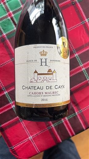 Tây Nam Cahors Château Cayx 2016