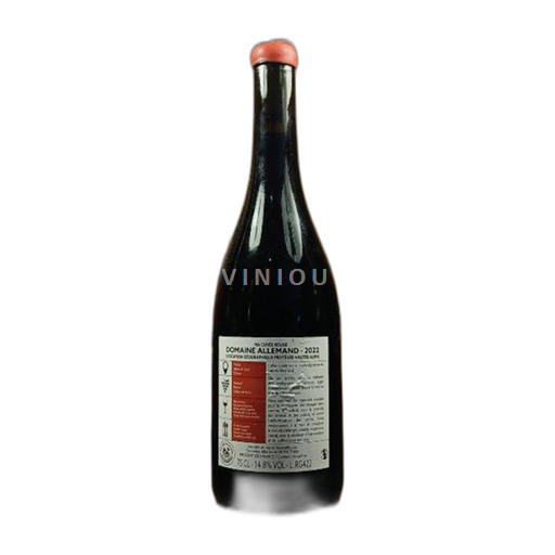 Vin Rouge sec Ma Cuvée Rouge Domaine Allemand 2022 France Provence, basse vallée du Rhône, Corse Hautes-Alpes IGP