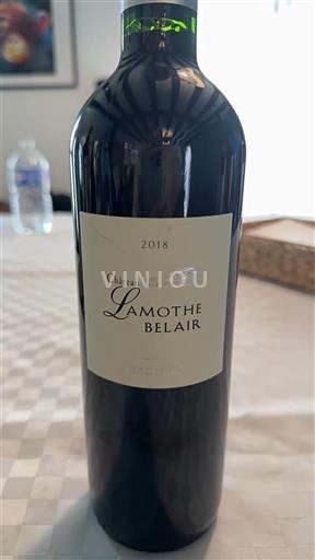 Bordeaux Château Lamothe Belair 2018