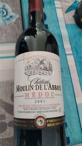 Bordeaux Médoc Château Moulin de l'Abbaye 2001