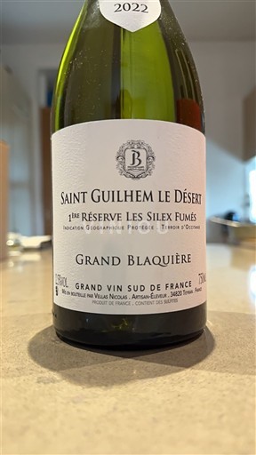 Linguadoca e Rossiglione Saint-Guilhem-le-Désert Grand Blaquière 1ère Réserve Les Silex Fumés 2022