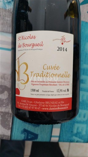 Valle della Loira Saint-Nicolas-De-Bourgueil Domaine Damien Bruneau Traditionnelle 2014
