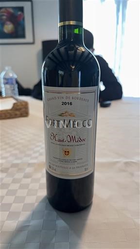 Bordeaux Haut-Médoc Fort Médoc 2016