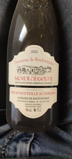 Thung lũng sông Loire Saumur-champigny Domaine Rocfontaine 2022