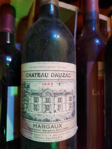 Bordeaux Margaux Grand Cru Château Dauzac 1988