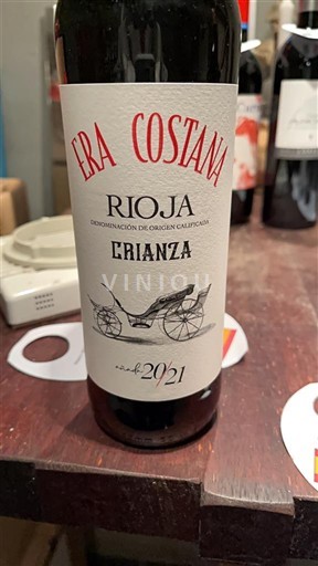 Vin Rouge sec Crianza Era Costana 2021 Espagne La Rioja Rioja DO