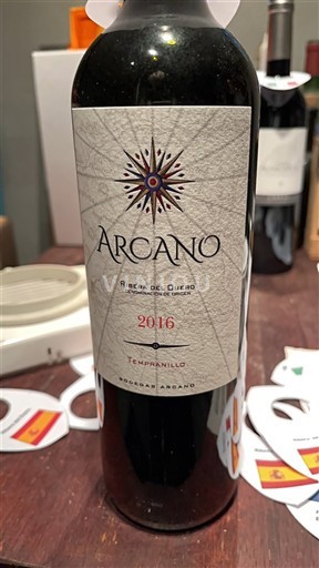 Castiglia e León Ribera del Duero Bodegas Arcano 2016