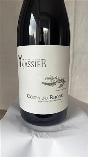 Rhône-dalen Côtes-du-Rhône Michel & Tina Gassier 2023